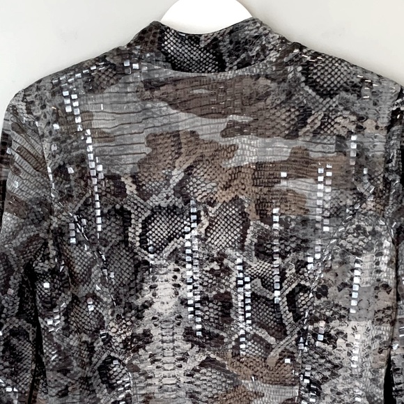 Vintage Frank Lyman size 8 animal print jacket - Picture 14 of 16